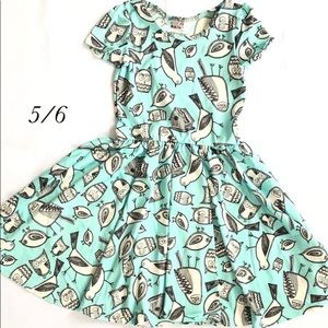 DotDotSmile dress. Cap sleeve. Size 5/6